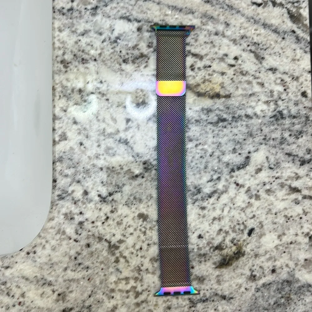 Holographic Stainless Apple Watch Band